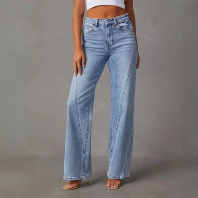 Essential Blue Straight-Cut Jeans