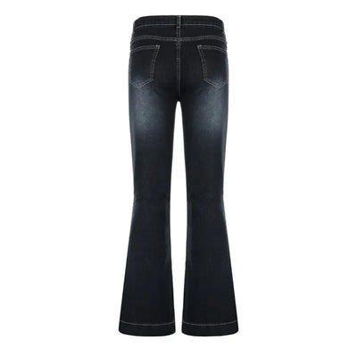 Low Waist Flare Jeans