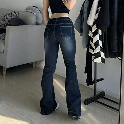 Low Waist Flare Jeans