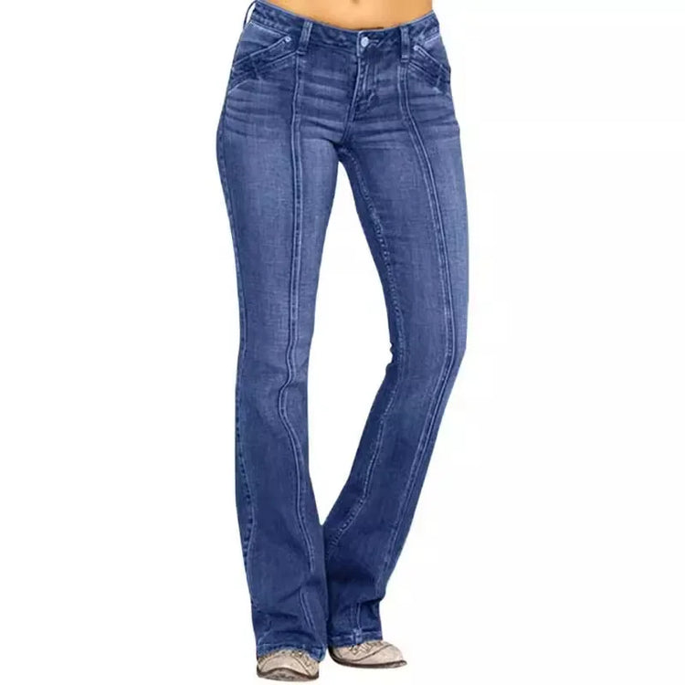 low waist bootcut jeans